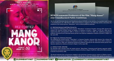 mang kanor. scandal|MTRCB summons 'Mang Kanor' producers over unpermitted showing, e.